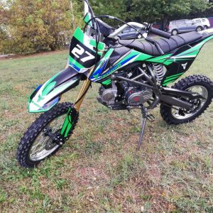 Gyerek off road Dirt Bike 125ccm Tao DB27 zöld 17/14 kerék