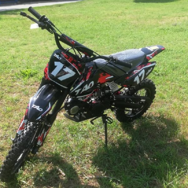 Off road Pitbike /Dirt Bike 125cc Tao DB17 A 125cc Tao DB17  egy Minőségi cross motor bordó színben 17/14 kerékméret